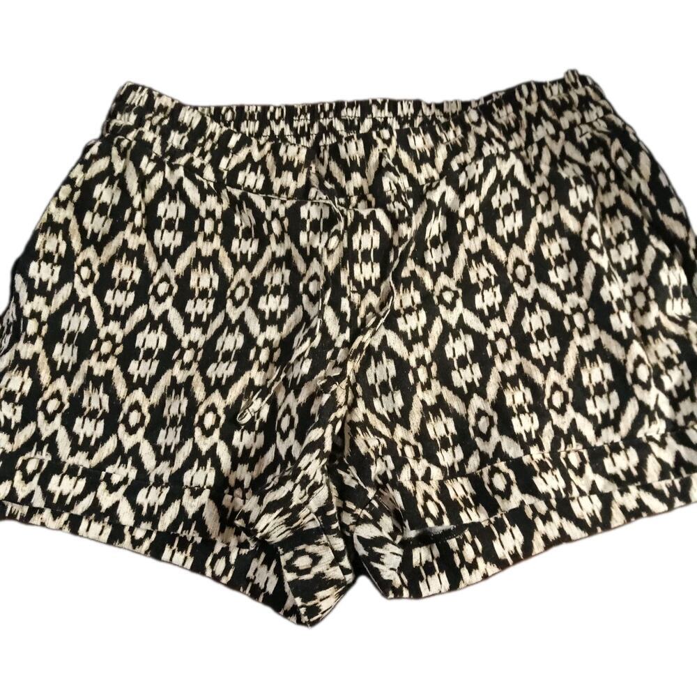 OLD NAVY WOMEN NEW Size Sm. Pet. LINEN Blend pocketed cuffed Drawstring SHORT